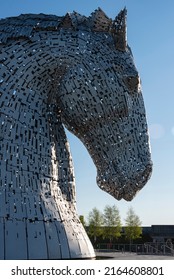Kelpies On The Forth And Clyde Canal Near Falkirk
