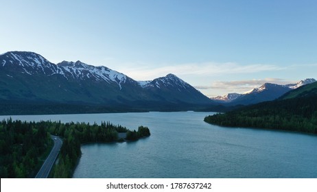 Kenai Lake On Seward Highway