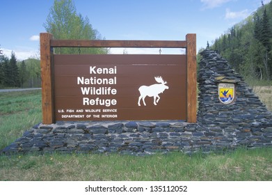 Kenai National Wildlife Refuge Sign