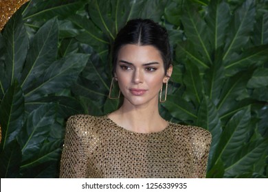 Kendall Jenner Arrives At The Fashion Awards 2018 At The Royal Albert Hall On December 10, 2018 In London, England.