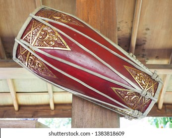 Kendang, traditional percussion music instrument from gamelan, Java.