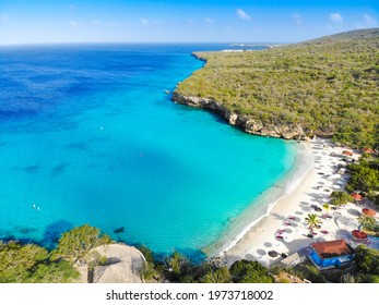 Kenepa Beach Curaçao Willemstad Top View Drone