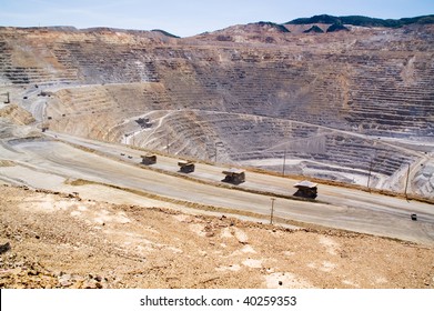 Kennecott Copper Mine, Utah, In Close View