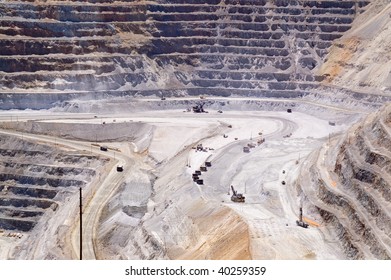 Kennecott Copper Mine, Utah, In Close View