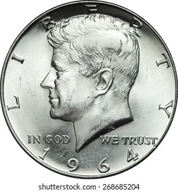 Kennedy Half Dollar Portrait