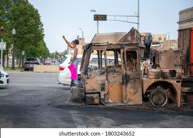 Kenosha, WI - August 24, 2020:
Unrest In Kenosha, Wis., Continued After The Police Shooting Of Jacob Blake, A Black Resident. 