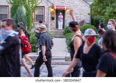 Kenosha, WI - August 24, 2020:
Unrest In Kenosha, Wis., Continued After The Police Shooting Of Jacob Blake, A Black Resident. 