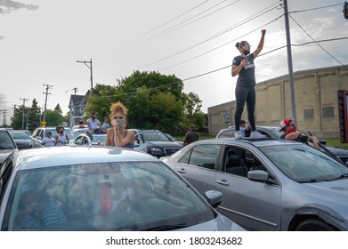 Kenosha, WI - August 24, 2020:
Unrest In Kenosha, Wis., Continued After The Police Shooting Of Jacob Blake, A Black Resident. 