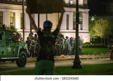 Kenosha, WI - August 24, 2020:
Unrest In Kenosha, Wis., Continued After The Police Shooting Of Jacob Blake, A Black Resident. 