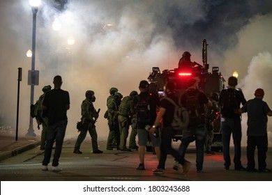 Kenosha, WI - August 24, 2020:
Unrest In Kenosha, Wis., Continued After The Police Shooting Of Jacob Blake, A Black Resident. 