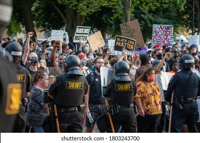 Kenosha, WI - August 24, 2020:
Unrest In Kenosha, Wis., Continued After The Police Shooting Of Jacob Blake, A Black Resident. 