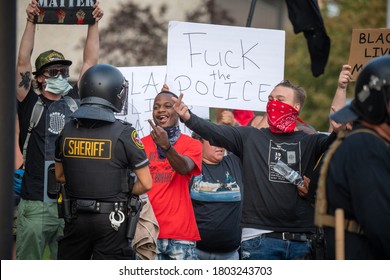 Kenosha, WI - August 24, 2020:
Unrest In Kenosha, Wis., Continued After The Police Shooting Of Jacob Blake, A Black Resident. 