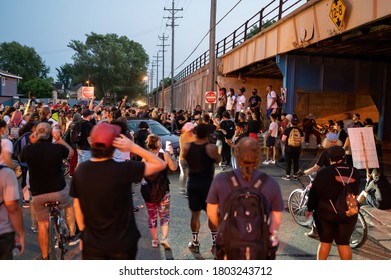 Kenosha, WI - August 24, 2020:
Unrest In Kenosha, Wis., Continued After The Police Shooting Of Jacob Blake, A Black Resident. 