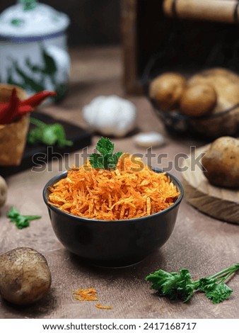 Similar – carrot noodles Noodles