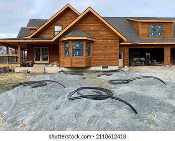 Kentucky, United States Of America - January 21, 2022: Geothermal Wells Installation