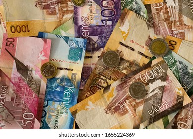 Kenyan Shillings Money Africa Cash