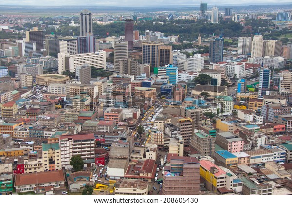 Kenyas Gorgeous Cityscape Sky Stock Photo 208605430 | Shutterstock