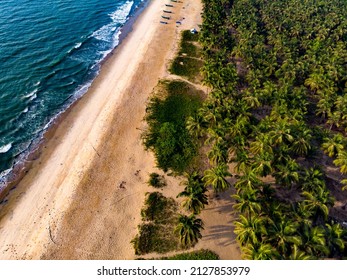 Kerala Beach Arial View From Malabar