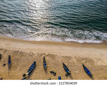 Kerala Beach Arial View From Malabar