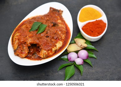 Kerala Fish Curry Karimeen Mulaku Curry Stock Photo 1250506321 ...