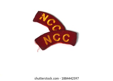 Kerala, India - 12-30-2020: National Cadet Corps  (NCC) Badge On A White Background                               