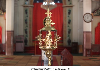 Kerala Old Church Lamp Light