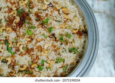 Kerala Style Cashew Pulao Dish 