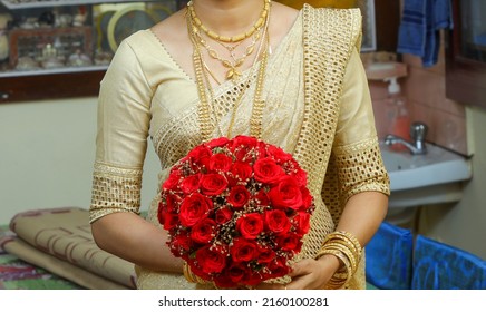 Kerala traditional hindu marriage makeup