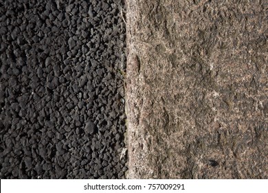 Kerb Stone And Tarmac Split 50/50