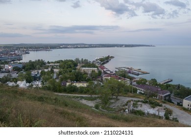 Kerch City At Kerch Strait Near Kerch Crimea Bridge