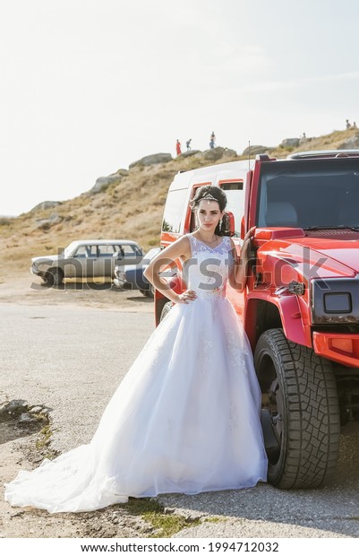 Kerch Russia\
- September 9 2019 - festival of brides, a holiday of all brides\
and wedding dresses. All the brides of the region went out on\
motorcycles and in wedding decorated\
cars