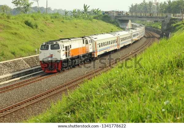 Kereta Api Indonesia Indonesian Railway Indonesian Stock Photo 