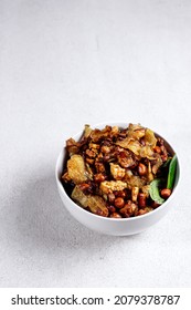 Kering Tempe Or Pencok, Sweet And Spicy Tempeh With Potatoes And Peanuts, Is One Of The Most Delicious Indonesian Tempeh Dish.
