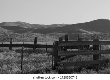 Kern County Mountains With Pasture