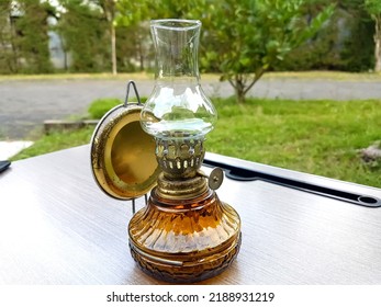 Kerosene Lantern Looks Unique And Classic.