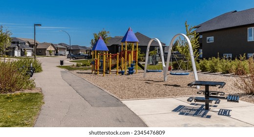 Kershaw Park in the city of Saskatoon, Canada