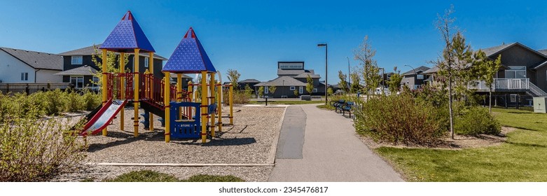 Kershaw Park in the city of Saskatoon, Canada