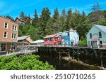 Ketchikan Alaska boardwalk cruise port