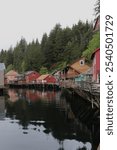 Ketchikan Alaska, Creek Street buildings 