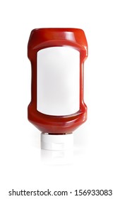 ketchup bottle isolated on a white background