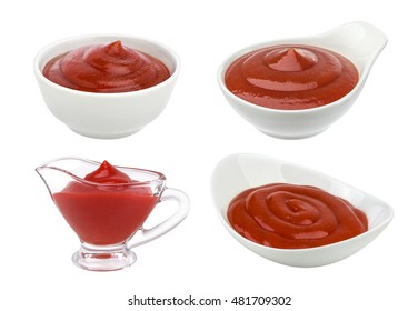 Ketchup Isolated On White Background