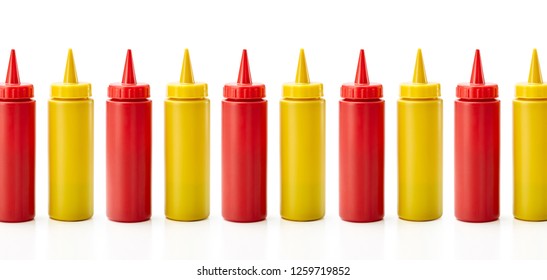 Ketchup Mustard Dispenser Stock Photo 1259719852 | Shutterstock