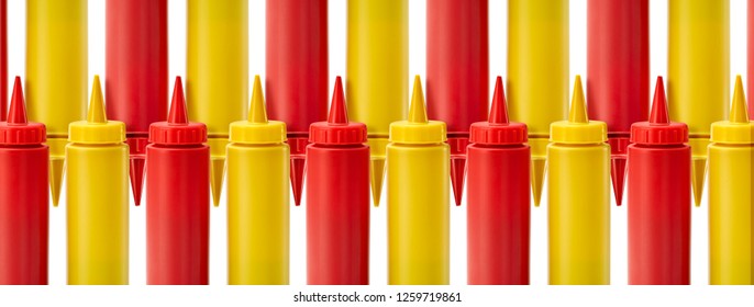 Ketchup Mustard Dispenser Stock Photo 1259719861 | Shutterstock