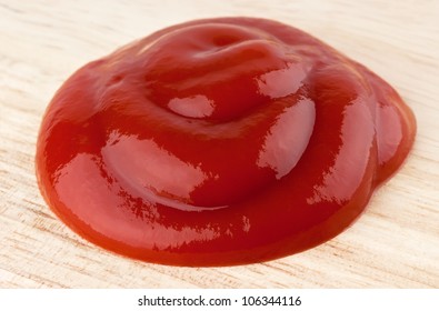 Ketchup On Table