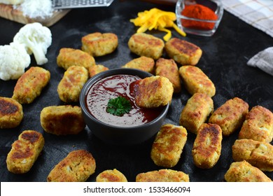 Keto Cauliflower Tater Tots With Sugar-Free Ketchup - An Entire Recipe Preparation With Instructions And Photos Of The Final Dish