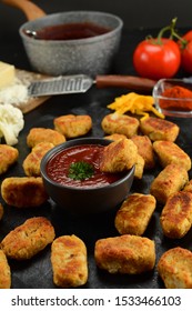 Keto Cauliflower Tater Tots With Sugar-Free Ketchup - An Entire Recipe Preparation With Instructions And Photos Of The Final Dish