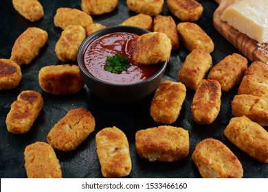 Keto Cauliflower Tater Tots With Sugar-Free Ketchup - An Entire Recipe Preparation With Instructions And Photos Of The Final Dish