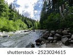 Kettle River near Cascade Falls located Northeast of Mission, BC, Canada