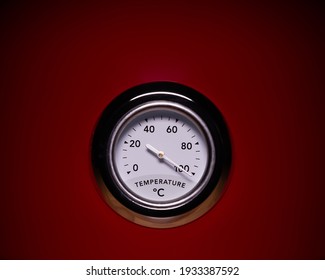 Kettle Temperature Gauge Showing 100 Degrees