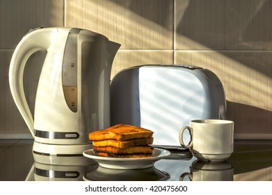 Kettle And Toaster.